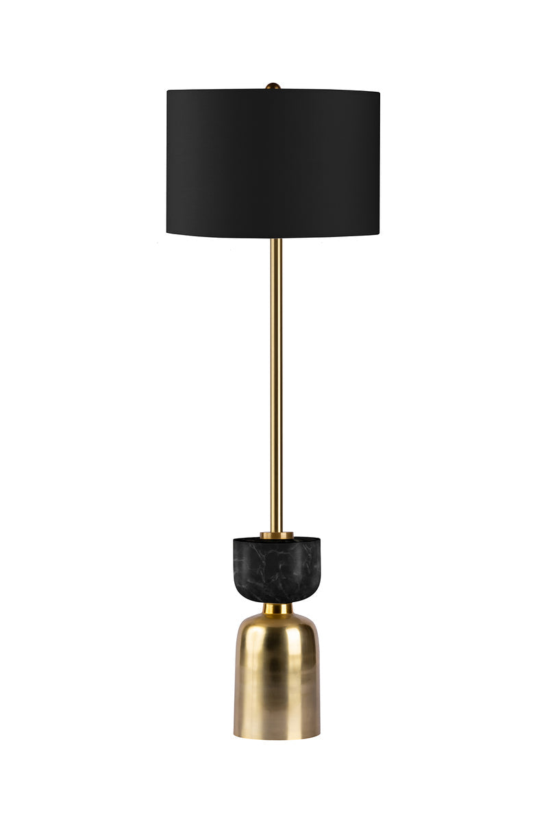 InStyle by Kayoom Stehlampe Ceres 200-IN Schwarz / Gold- #E7OFC-BLK