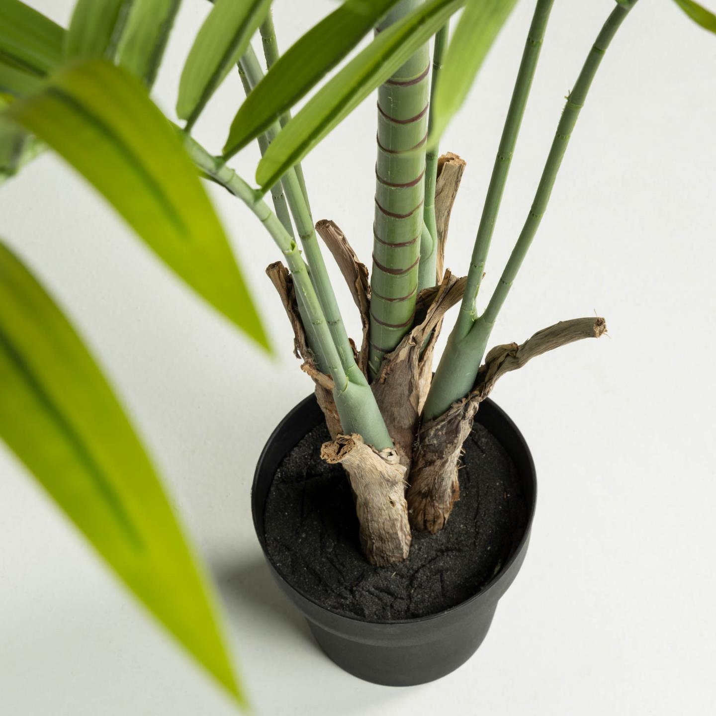 Kave Home Bambuspalme Kunstpflanze 170 cm Grün, Schwarz- #AA5693