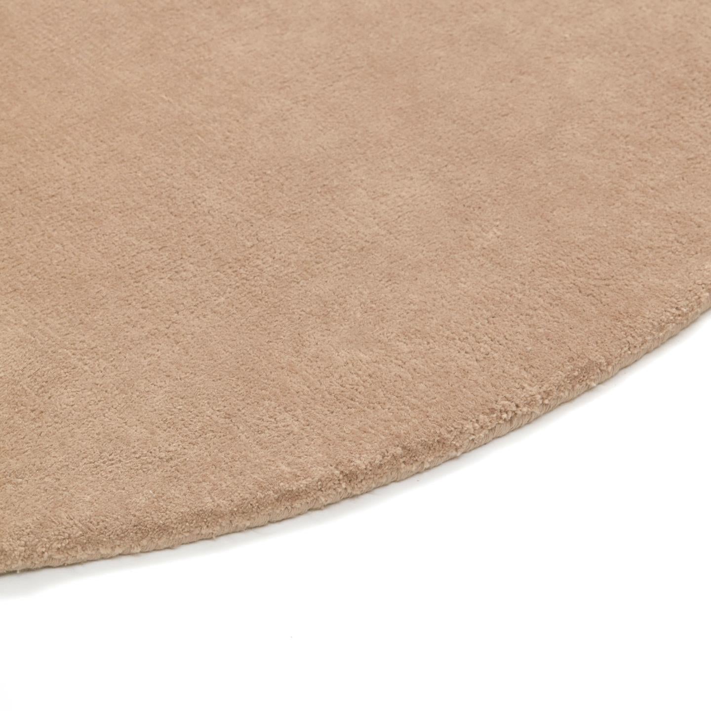 Kave Home Daianna runder Teppich 100% Baumwolle Ø 120 cm - #