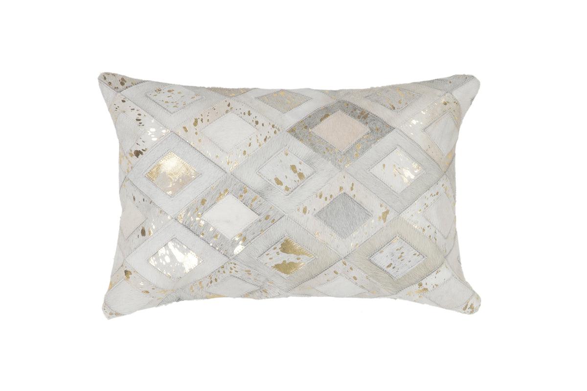 Kayoom Spark Pillow 110 Elfenbein / Gold Elfenbein / Gold-40cm x 60cm- #5BDPP-40-60