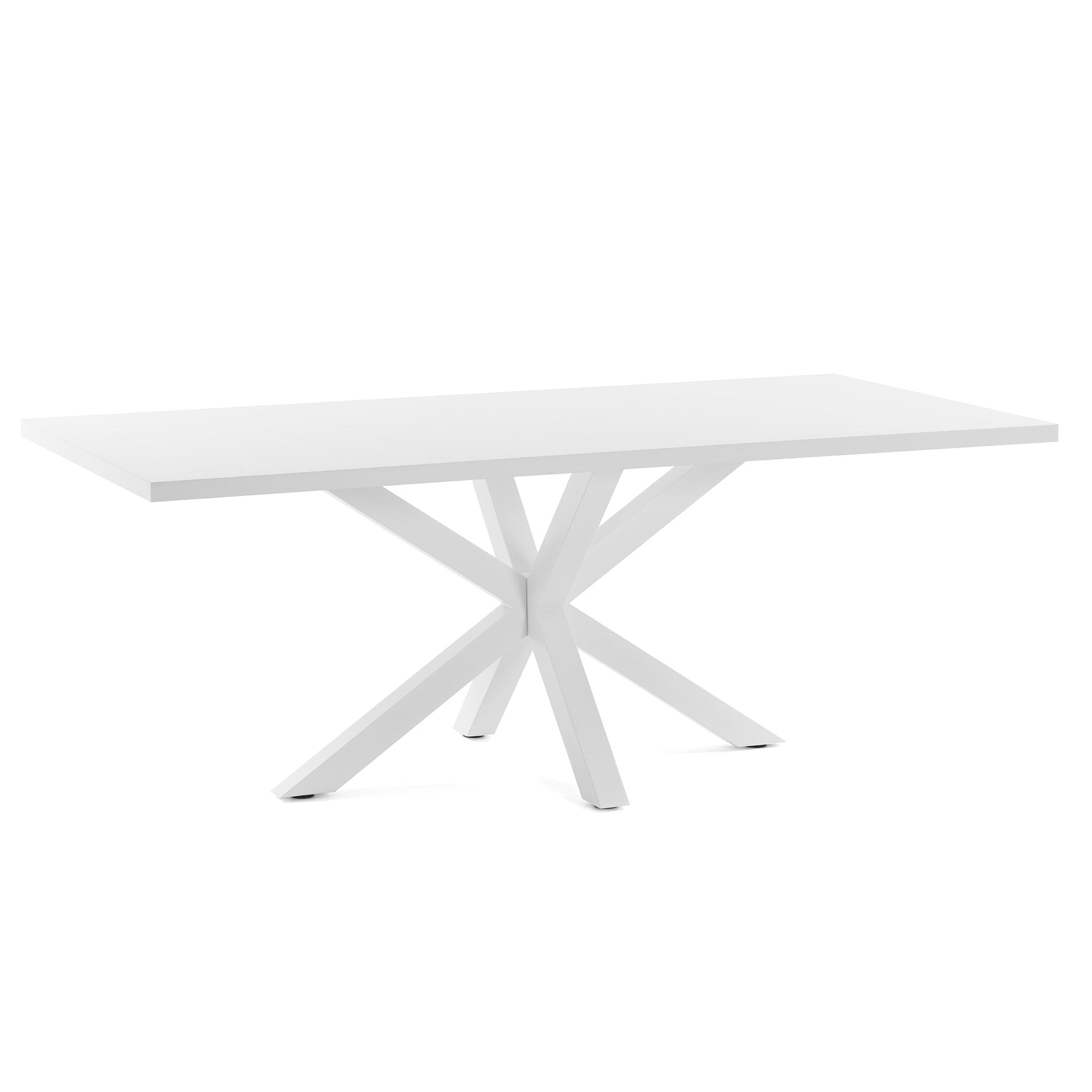 Kave Home Argo Tisch mit weißem Melamin Weiß-180 x 100 x 78 cm-C361L05 #C361L05