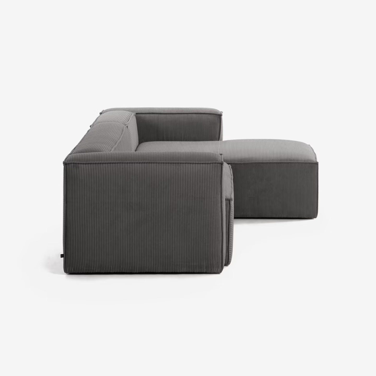 Kave Home Blok 3-Sitzer Sofa Chaiselongue Cord - SKU#S752LN15