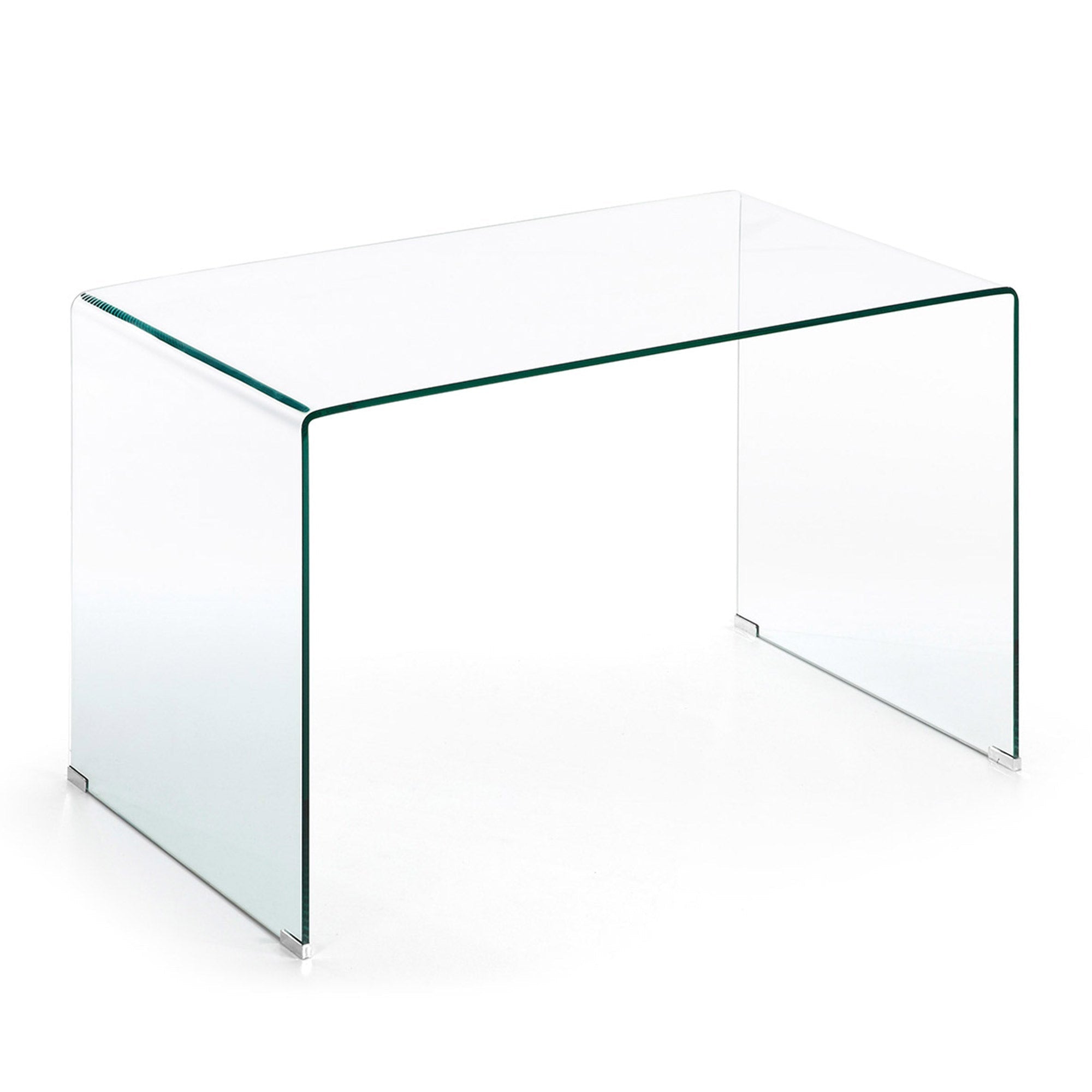 Kave Home Burano Schreibtisch aus Glas 125 x 70 cm Klar-C535C07 #C535C07
