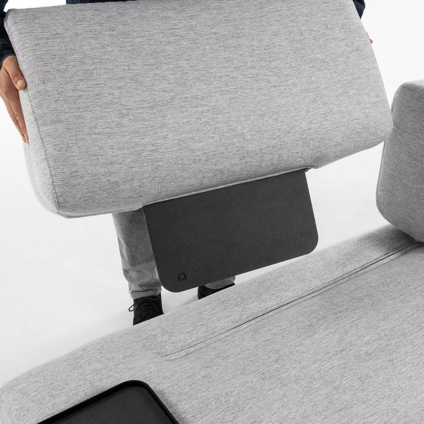 Kave Home Compo 3-Sitzer Sofa mit kleinem Tablett - SKU#S588BB14