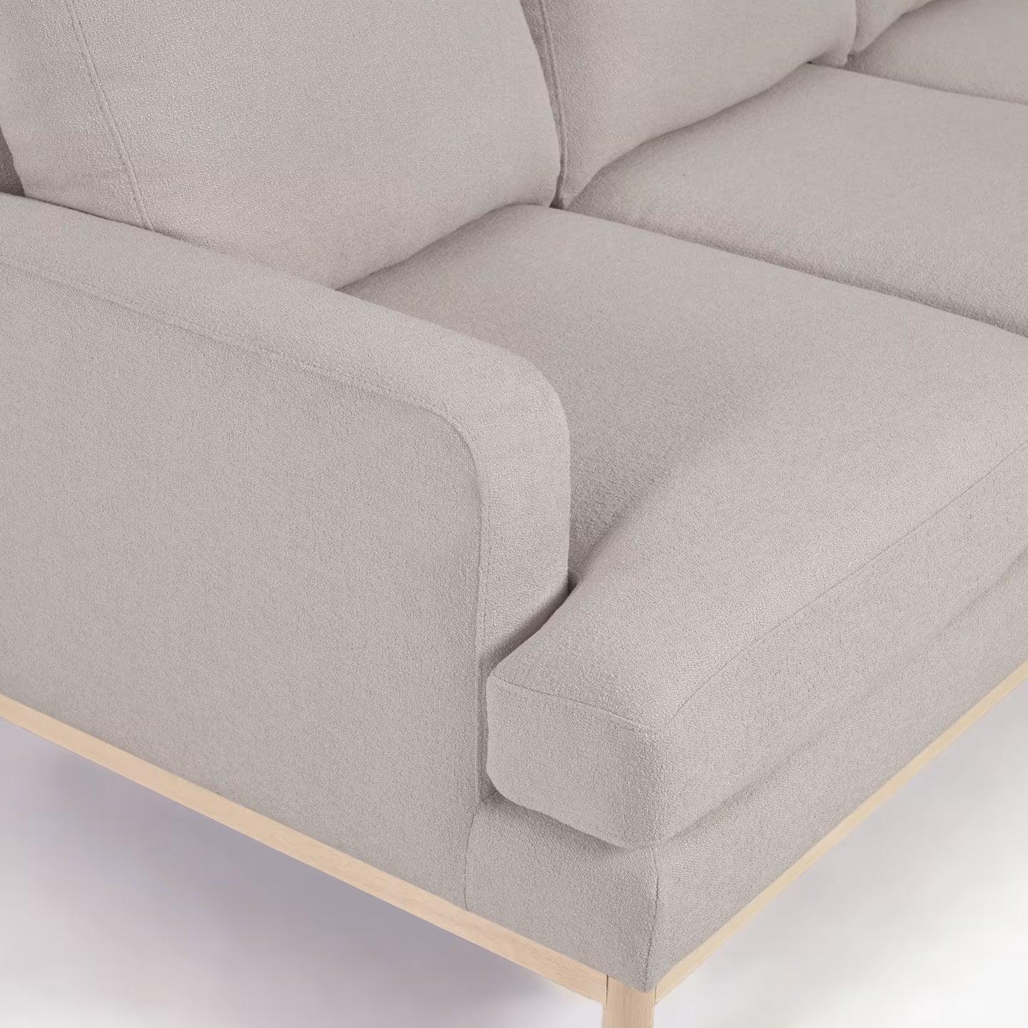 Kave Home Sofa Mihaela für 3 Sitzer mit Chaise Longue rechts - SKU#S805_40D_PS03