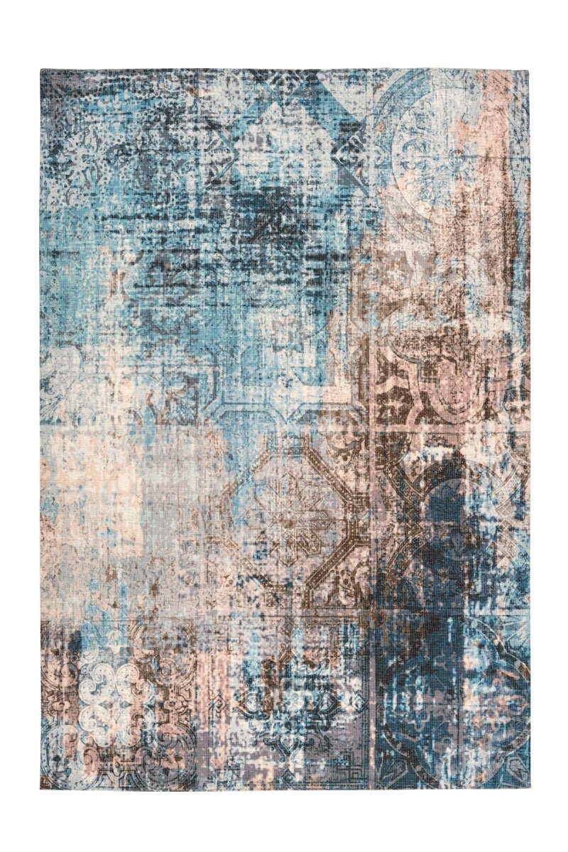 Arte Espina Indiana 300 Blau / Braun Blau / Braun-80cm x 150cm- #CWUA7-80-150-E