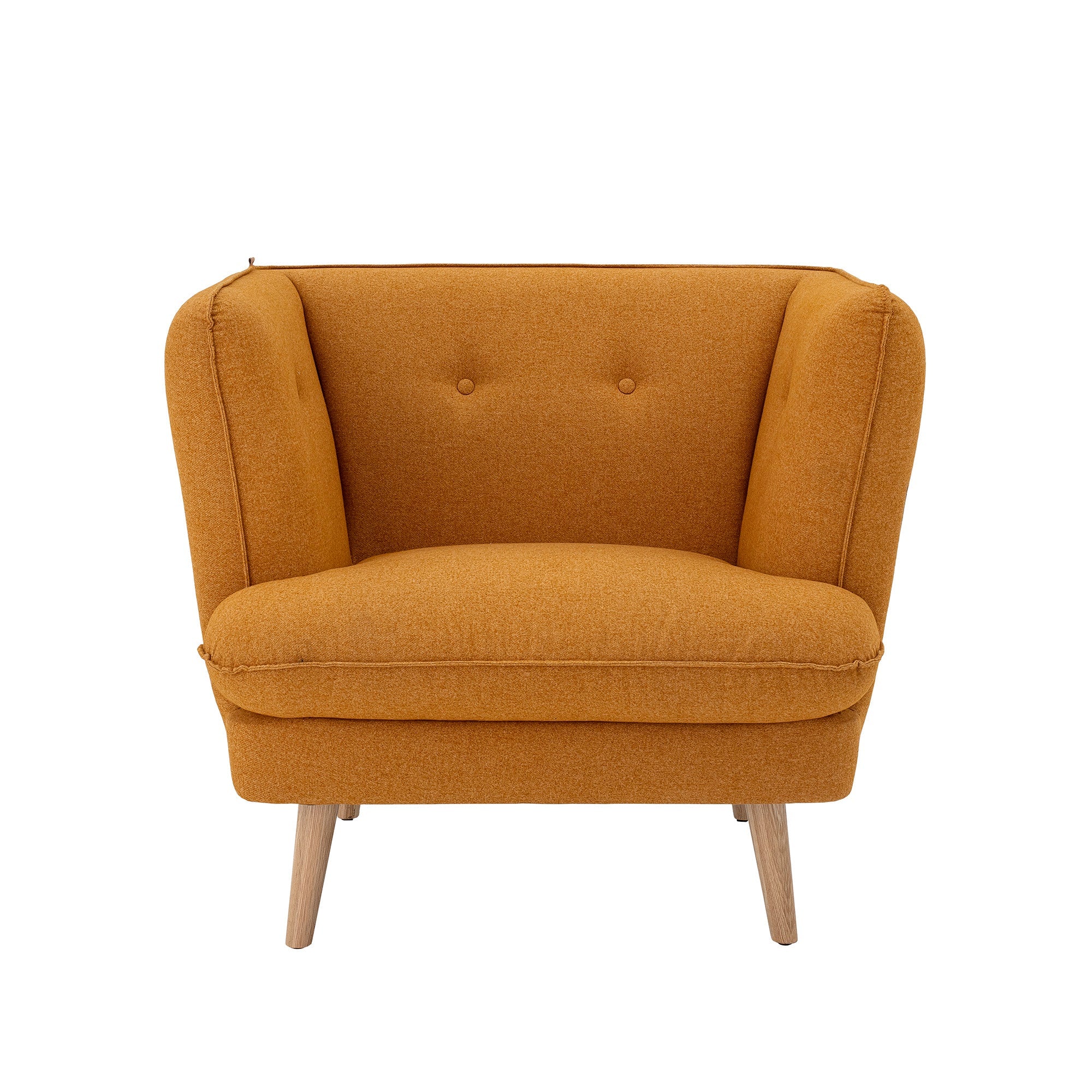 Bloomingville Elliot Lounge Chair, Orange, Polyester Orange- #82044550