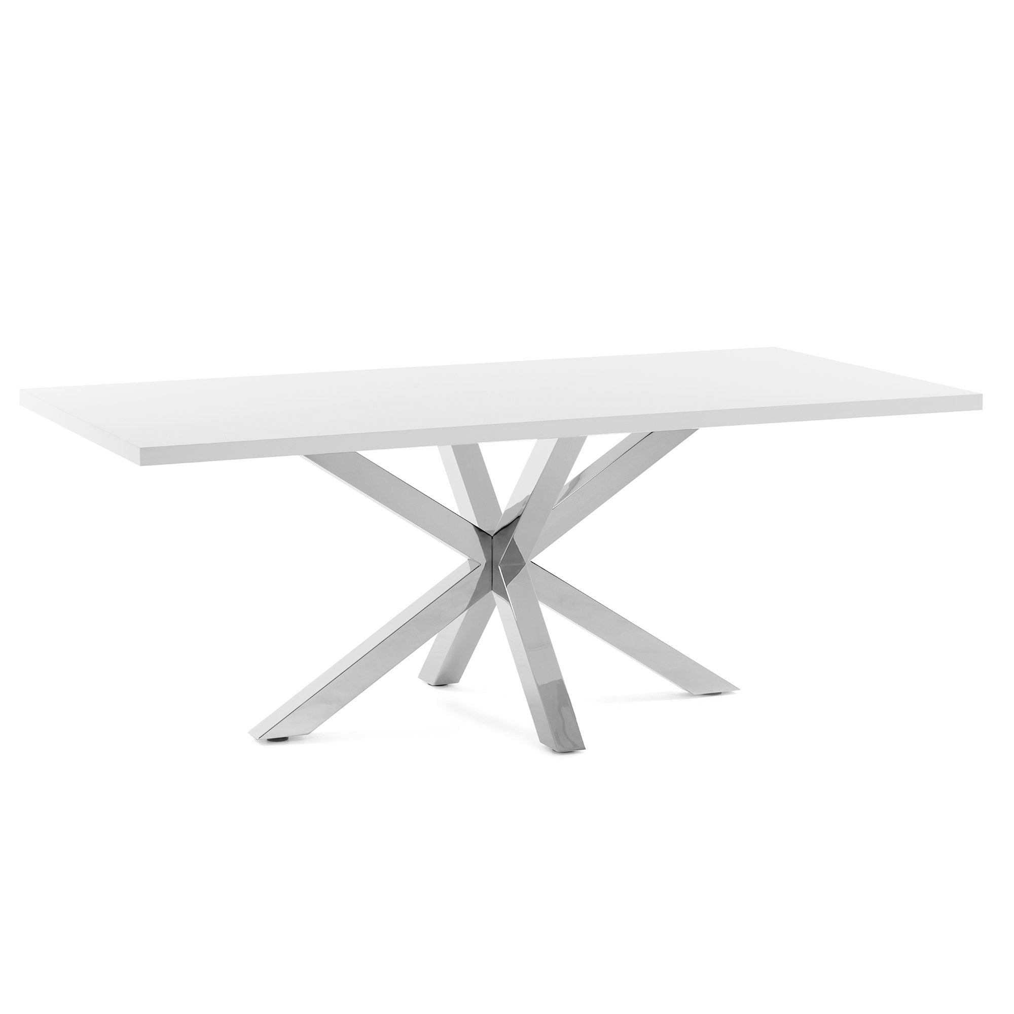 Kave Home Argo Tisch mit weißem Melamin Weiß-200 x 100 x 78 cm-C358L05 #C358L05