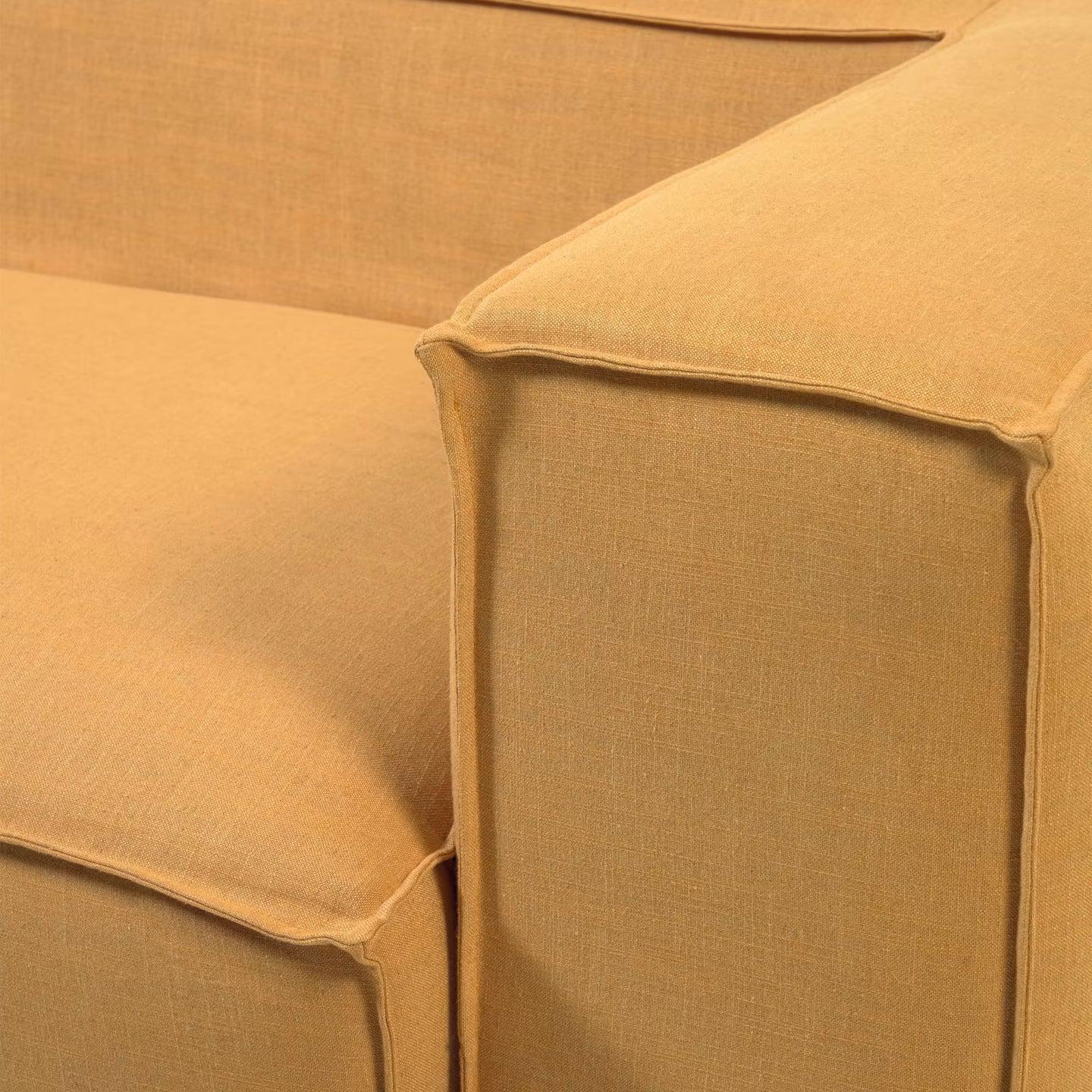 Kave Home Blok 3-Sitzer Sofa mit abnehmbarem Bezug - SKU#S570SN81