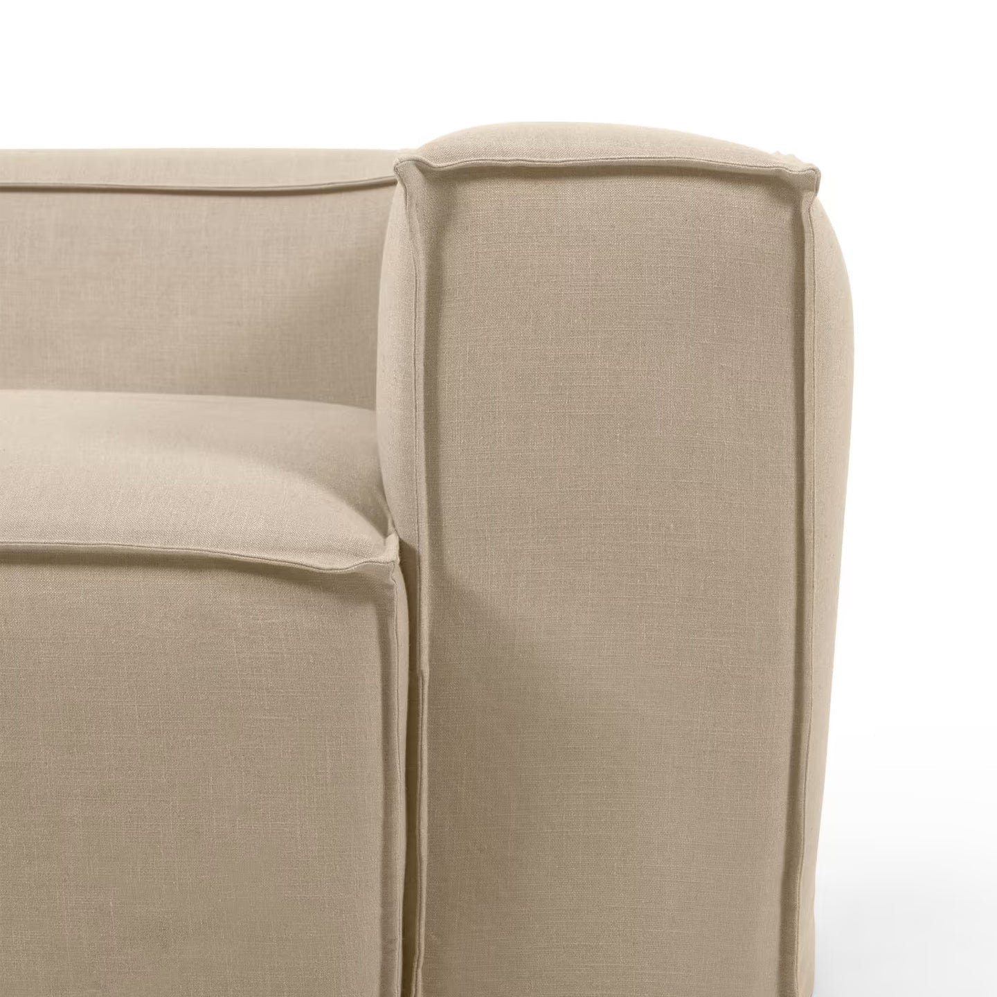 Kave Home Blok 3-Sitzer Sofa mit abnehmbarem Bezug - SKU#S570SN12