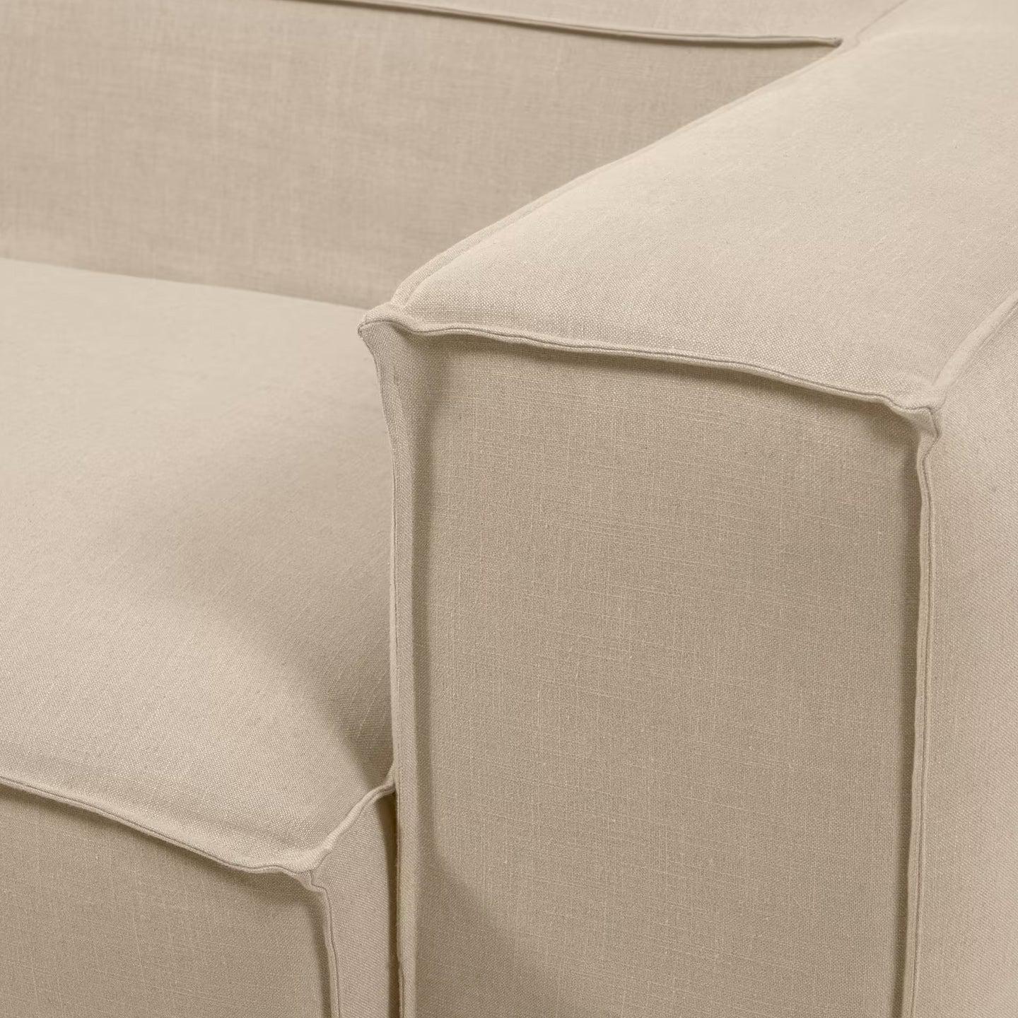 Kave Home Blok 3-Sitzer Sofa mit abnehmbarem Bezug - SKU#S570SN12