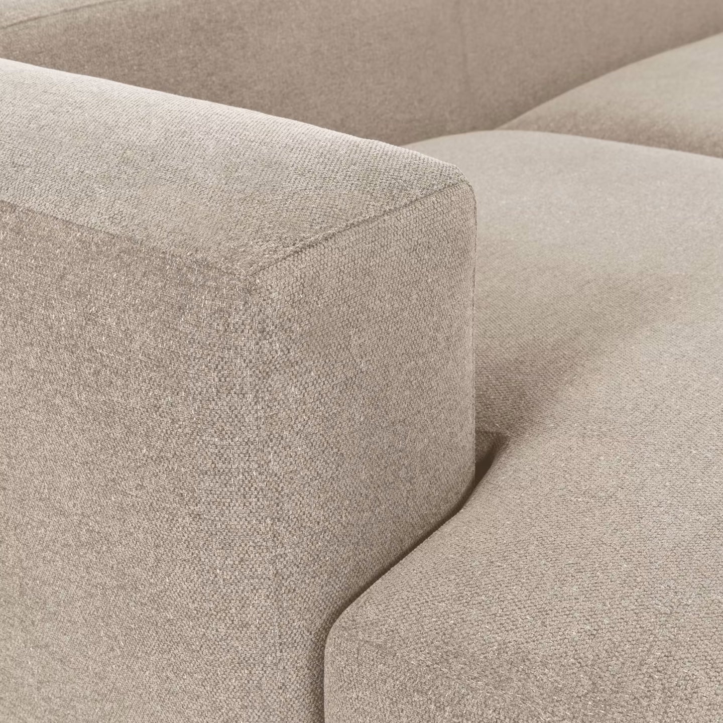 Kave Home Blok 3-Sitzer Sofa mit Chaiselongue links in beige 300 cm - SKU#S751GR39