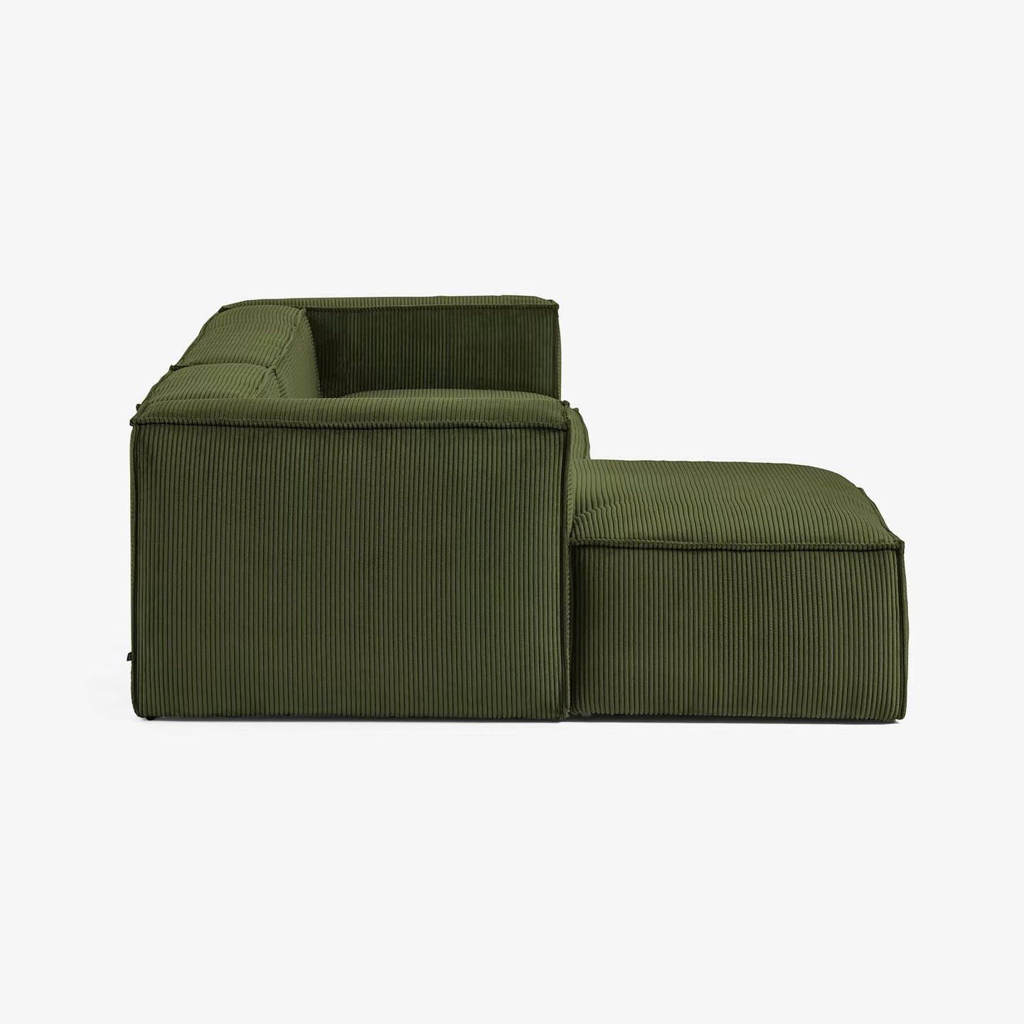 Kave Home Blok 4-Sitzer Sofa mit Chaiselongue links Kord - SKU#S572LN19