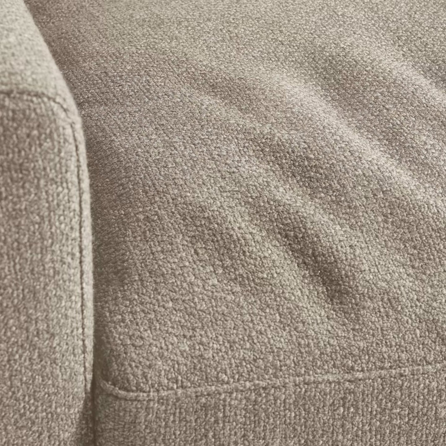 Kave Home Noa 3-Sitzer Sofa mit Kissen beige und Beine mit dunklem Finish - SKU#S708GC12
