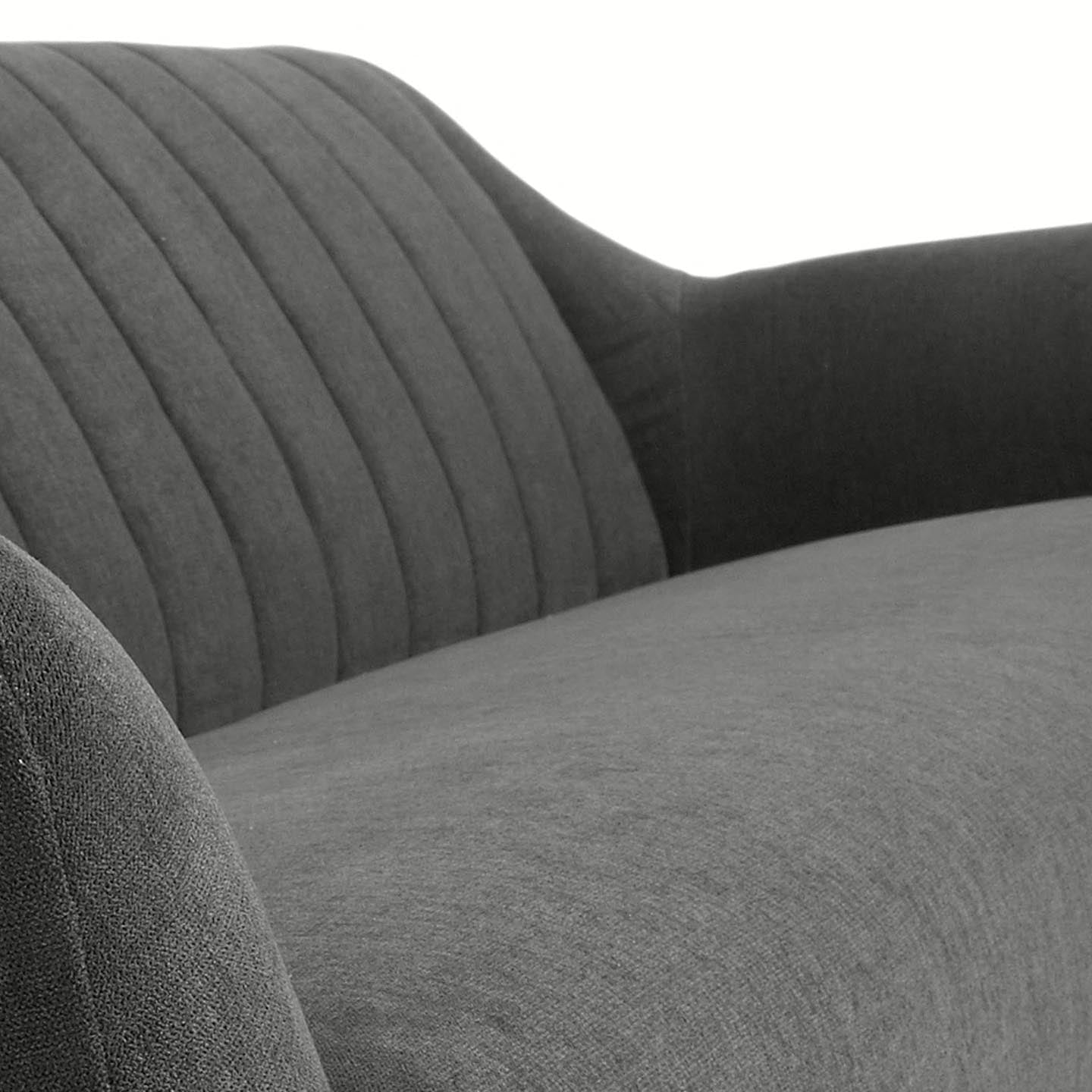 Kave Home Obo 3-Sitzer-Sofa - SKU #S290J15 in Farbe Dunkelgrau