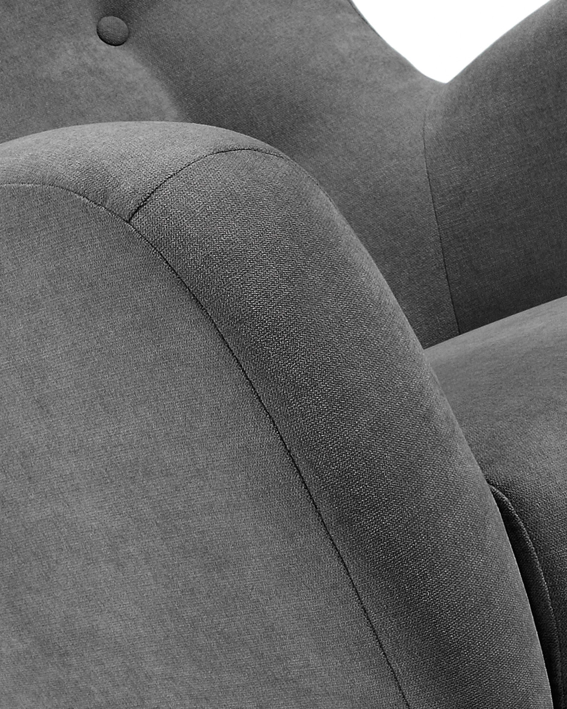 Kave Home Patio Sessel- SKU #S291J15 in Farbe Grau - Armlehne
