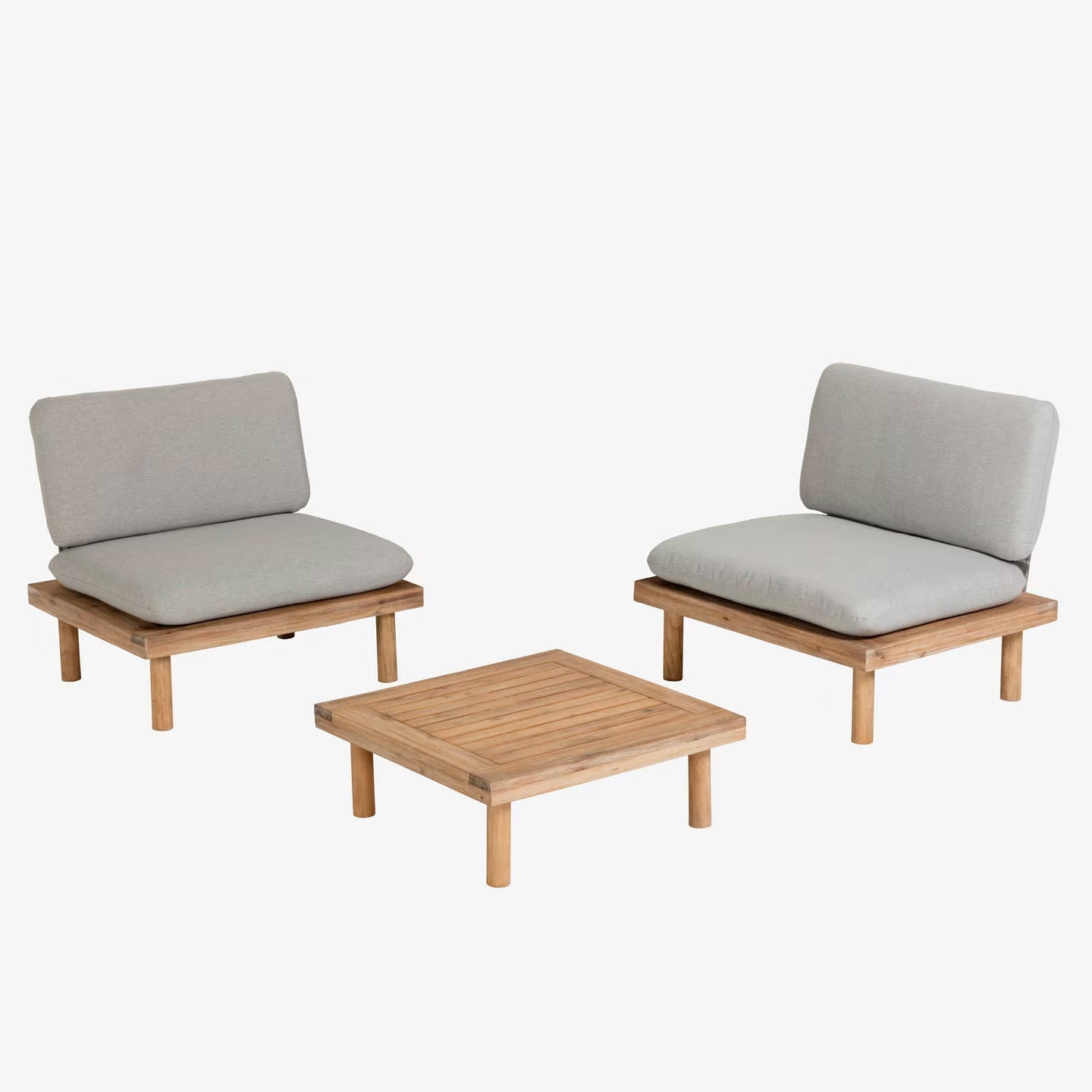 Kave Home Set Viridis 2 Sessel und Tisch - SKU#S638M46