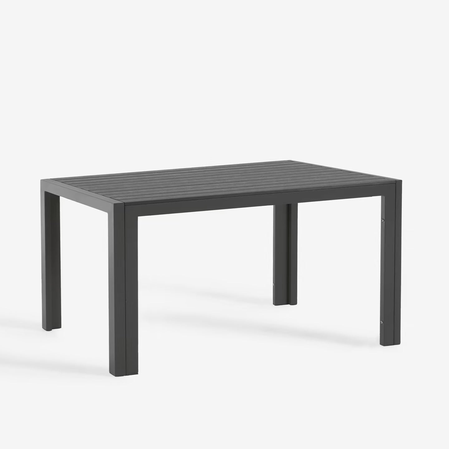 Kave Home Sirley Gartentisch aus Aluminium schwarz - SKU#AB513N01