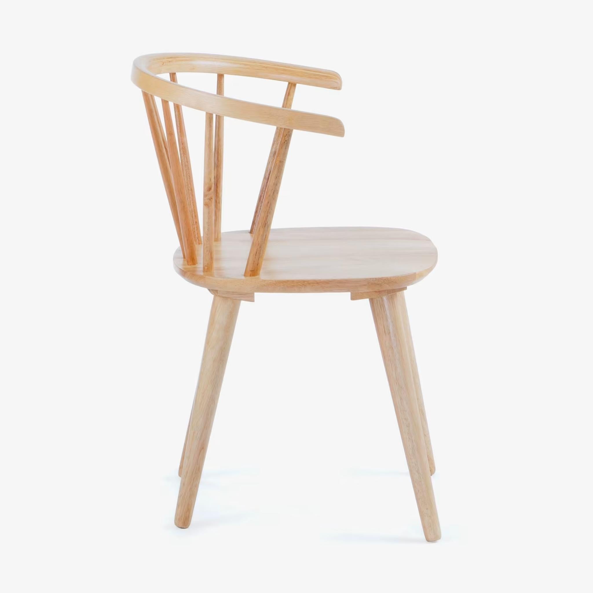 Kave Home Trise Stuhl - Farbe Natur - SKU #CC0219M46 - weißer Hintergrund seitlich