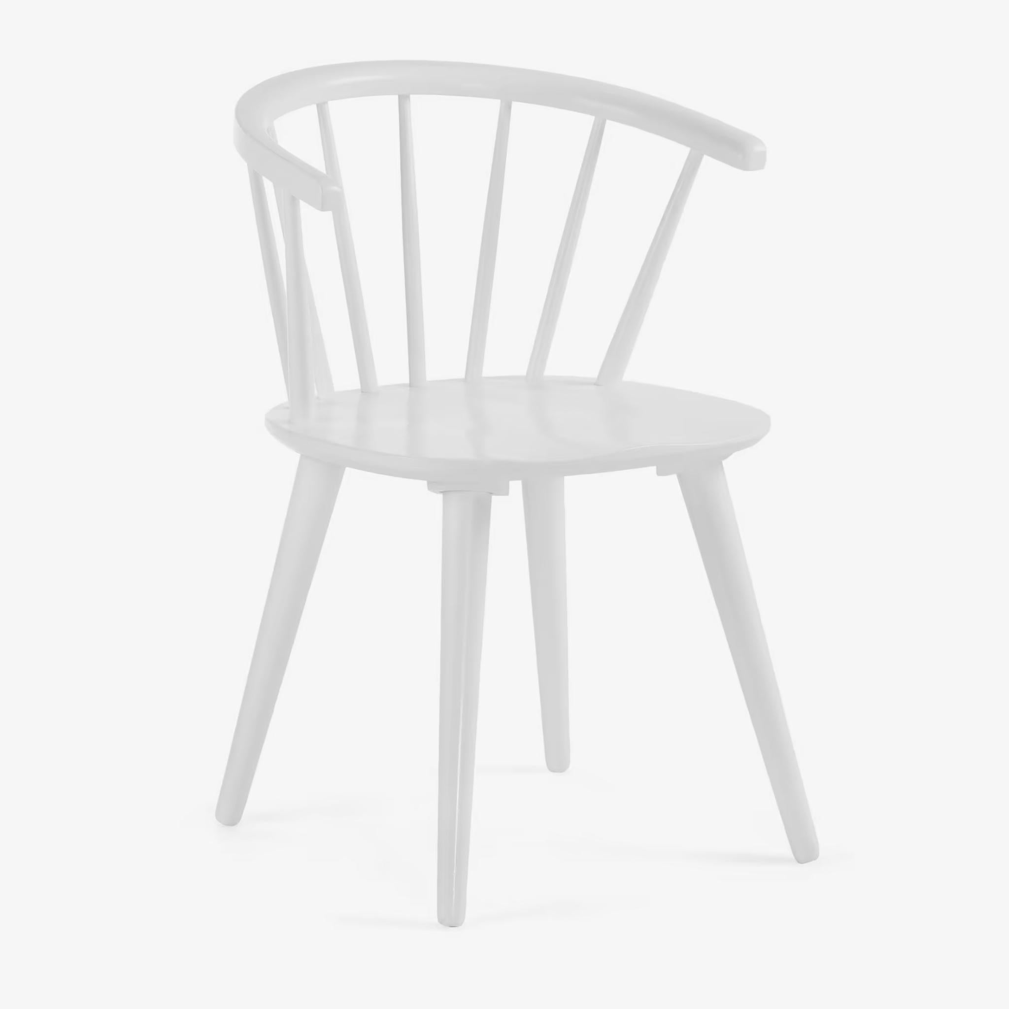 Kave Home Trise Stuhl - Farbe Weiß - SKU #CC0219M05 - weißer Hintergrund front