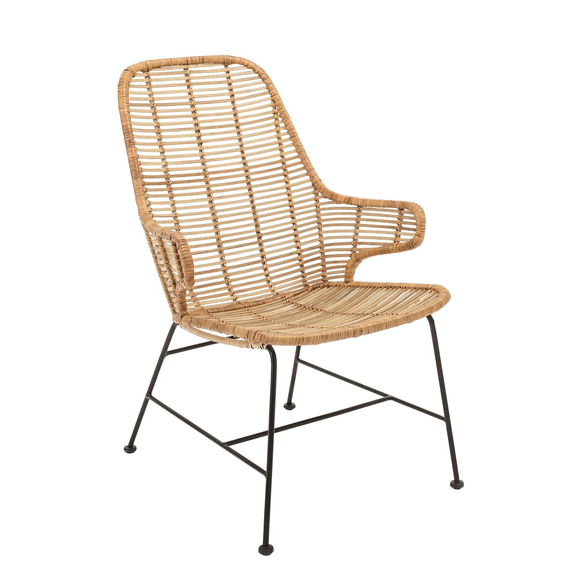 Bloomingville Lake Lounge Chair, Natur, Rattan Natur- #82041278
