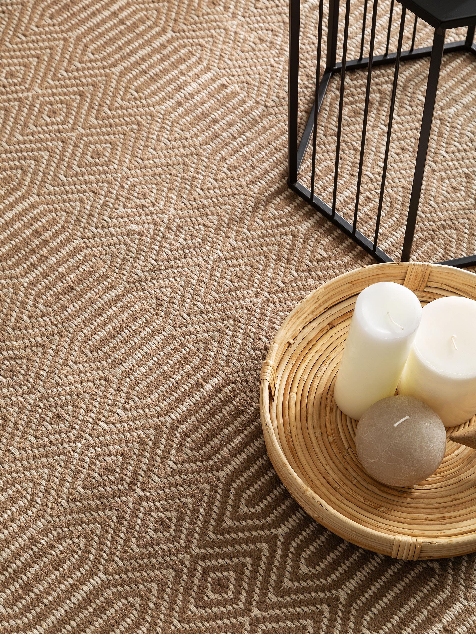 benuta Flachgewebeteppich Sloan Beige