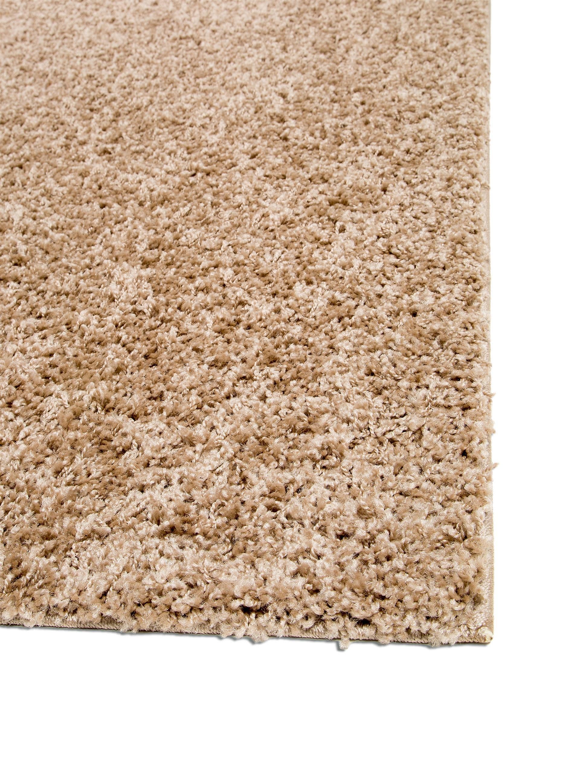 benuta Hochflorteppich Swirls Taupe
