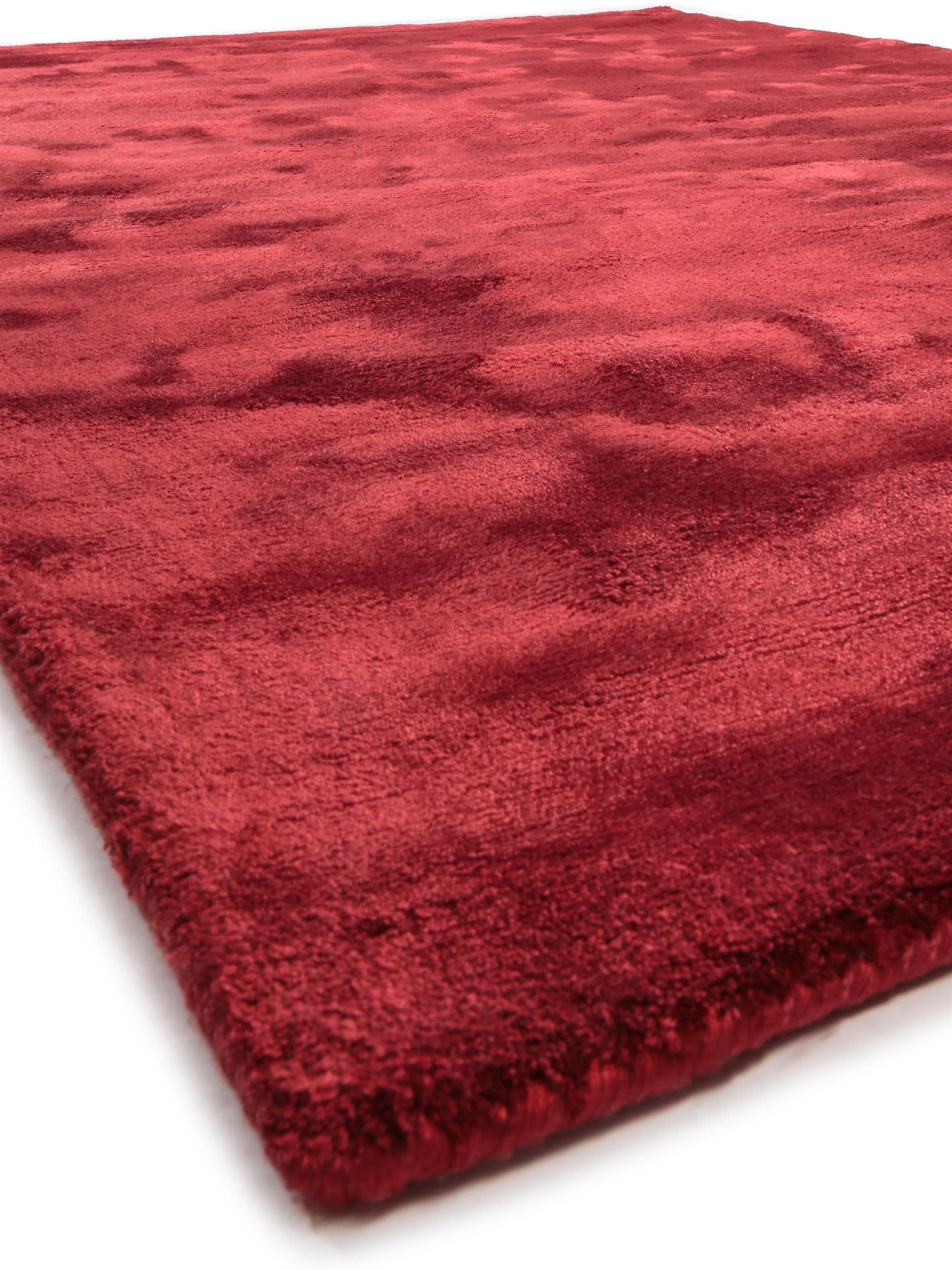 benuta Viskoseteppich Donna Rot