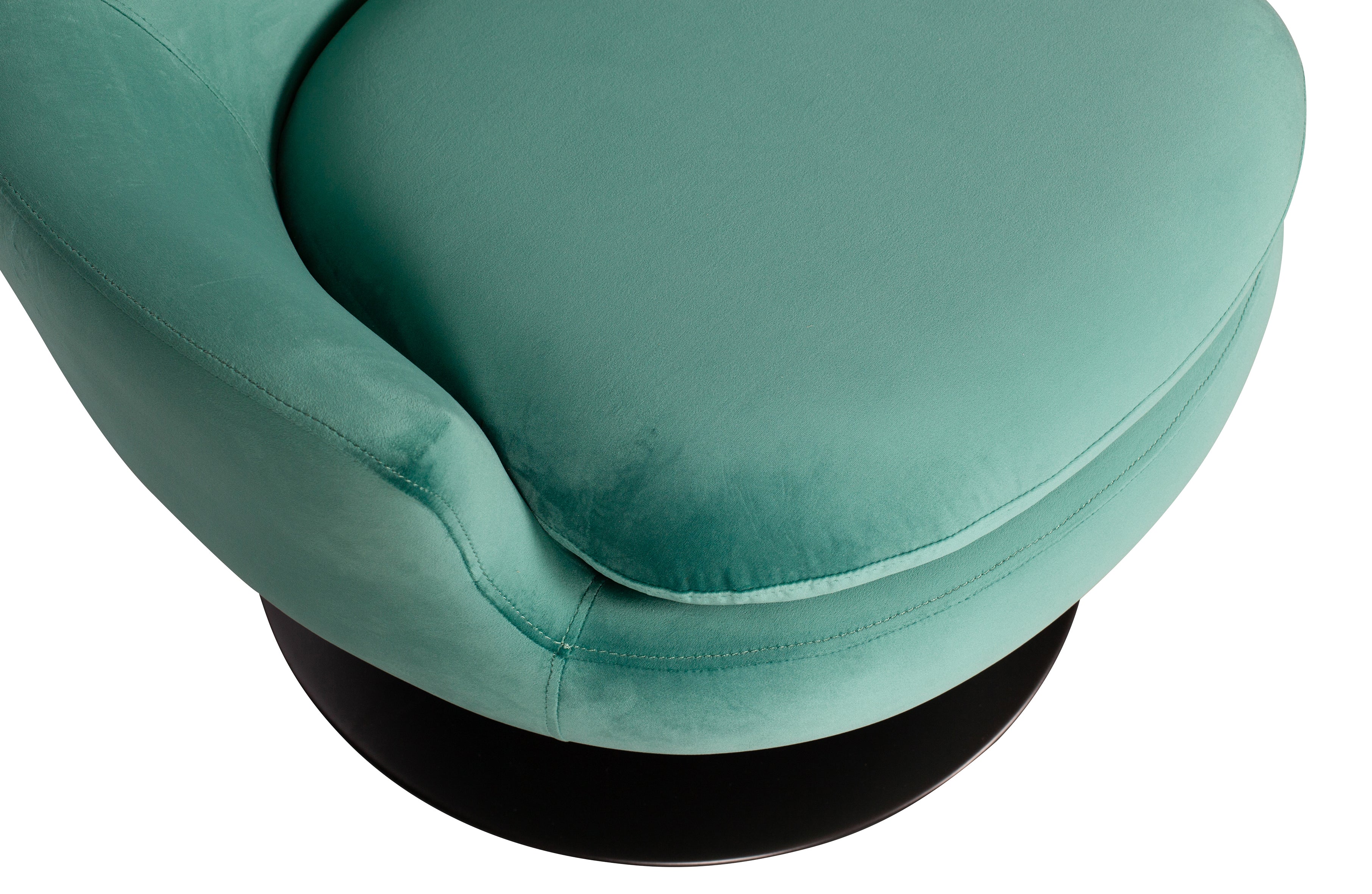 WOOOD Exclusive Jada Wendung Sessel Samt Teal