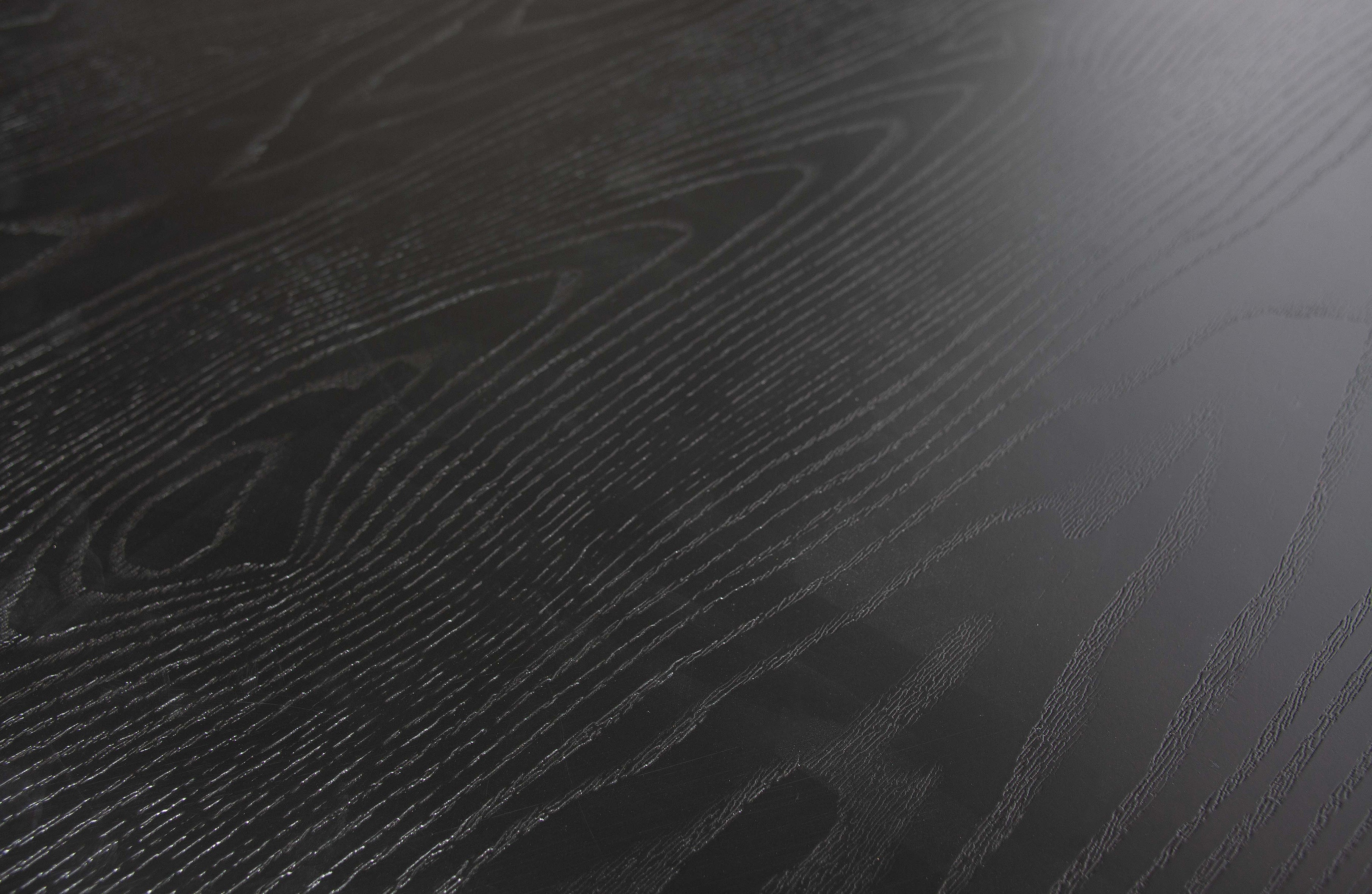 WOOOD Exclusive Bruno Esstisch Oval Mdf Schwarz 220x100cm