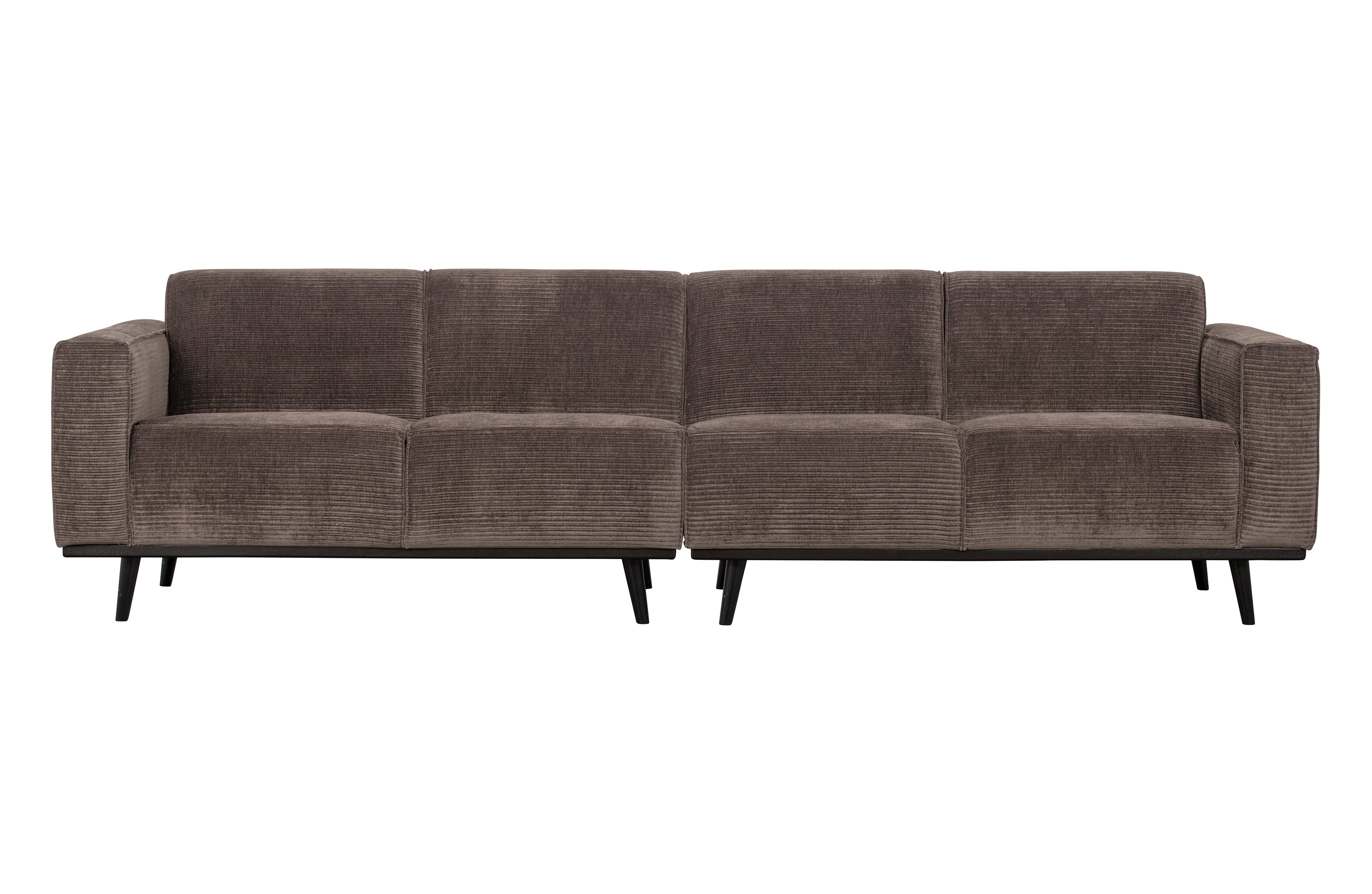 BePureHome Statement 4-seater 280 Cm Flachrippe Taupe