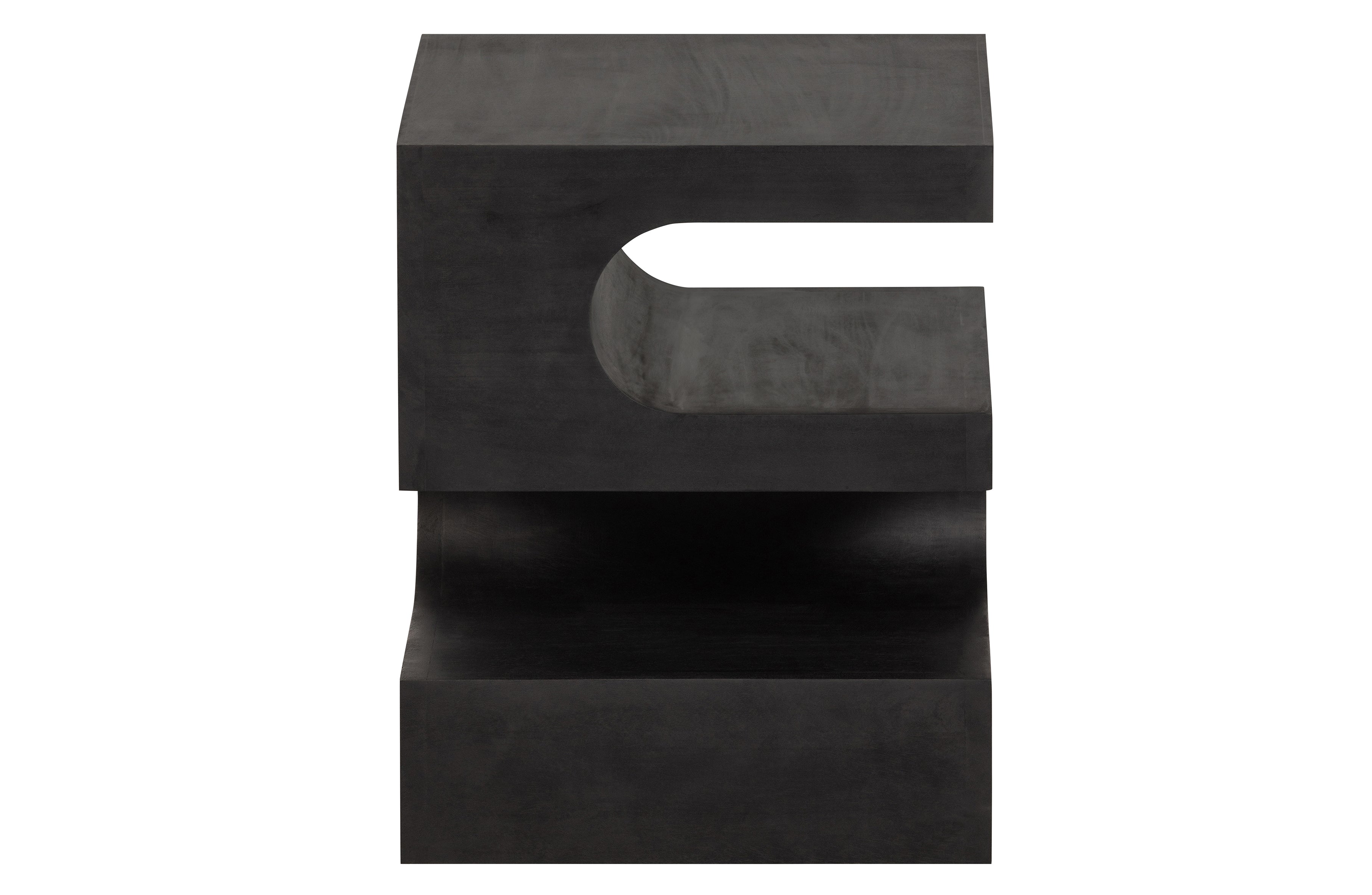 WOOOD Exclusive Toma Beistelltisch Mango Holz Schwarz