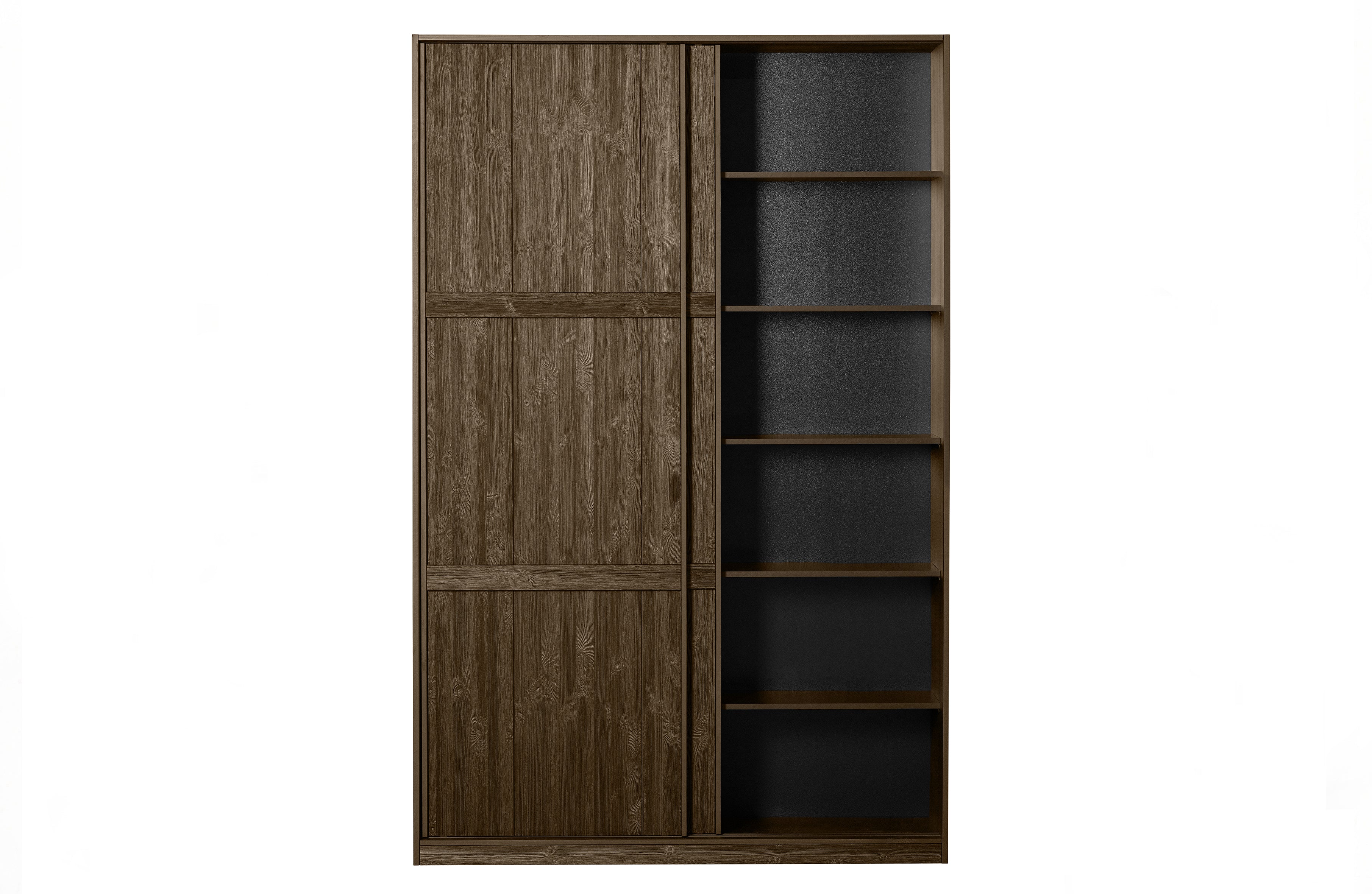 BePureHome Katoi Lagerschrank Kiefer Tief Gebürstet Umber [fsc]