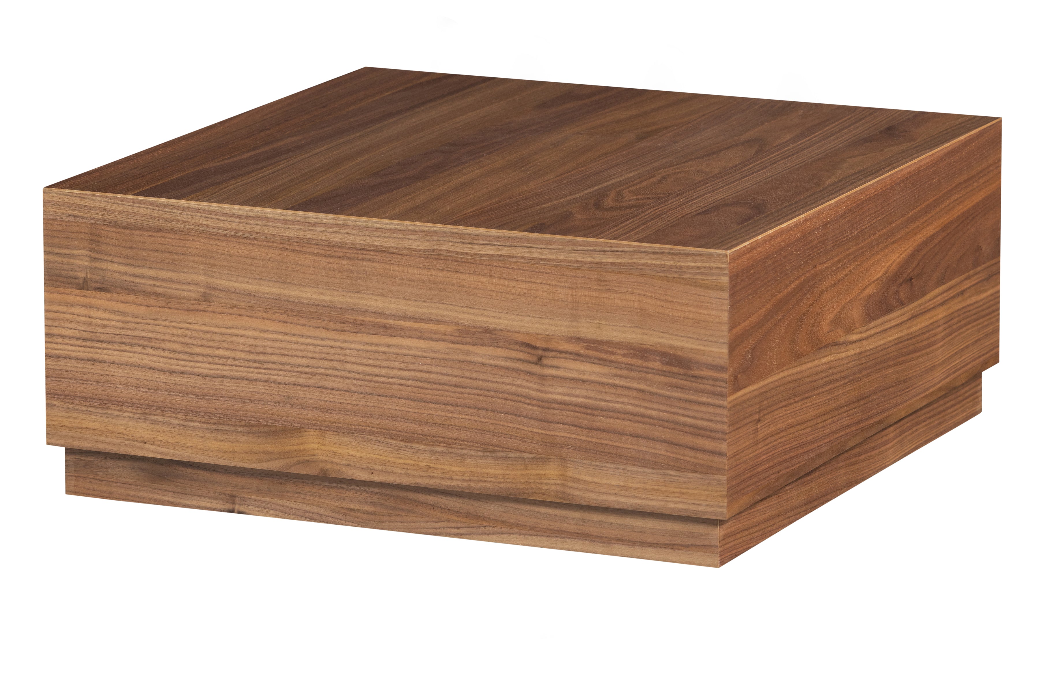 WOOOD Exclusive 3er Set - Pim Holz Beistelltisch Nussbaum