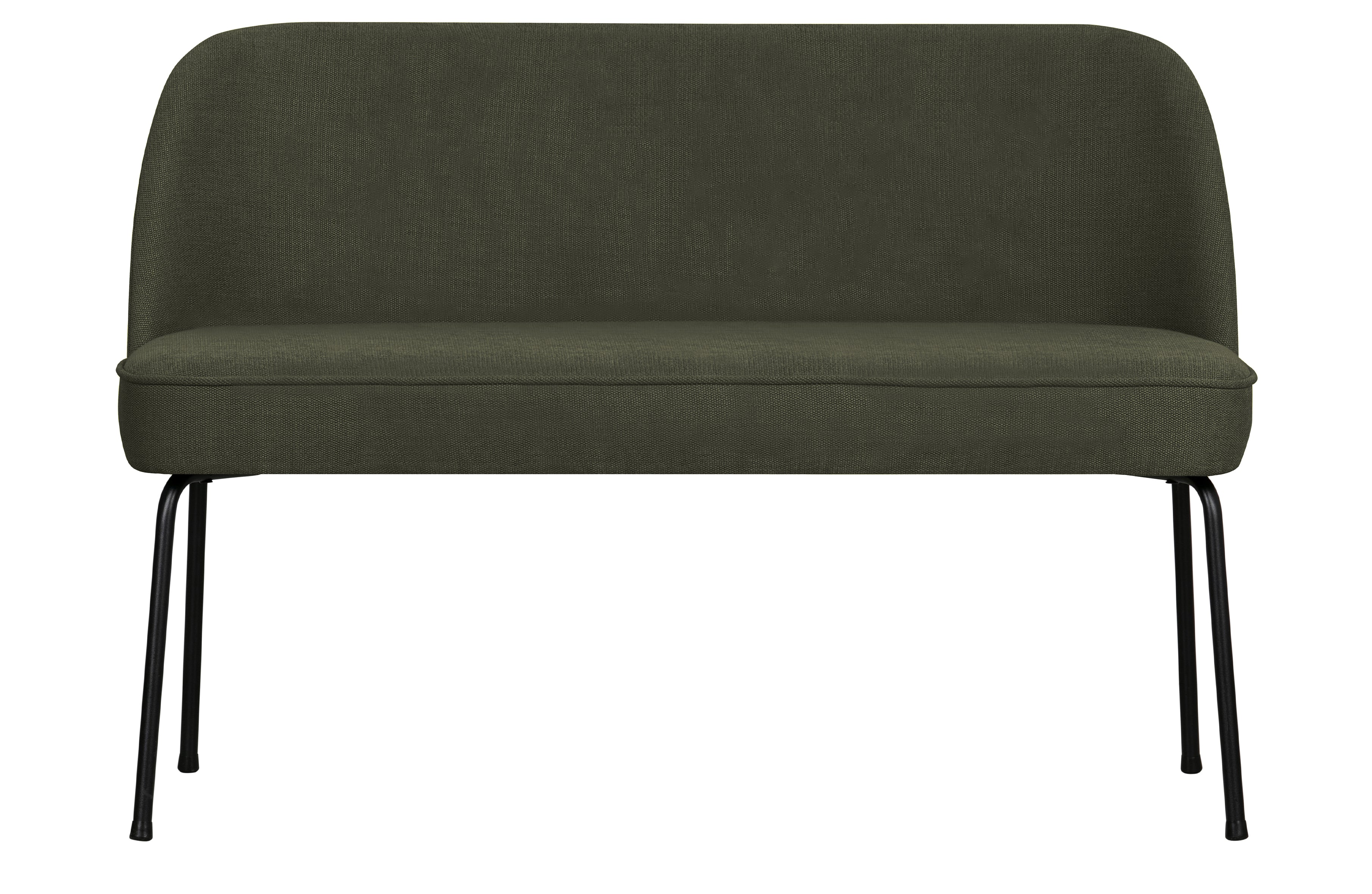 BePureHome Vogue Esstischbank Gewebtes Stoff Warm Grün