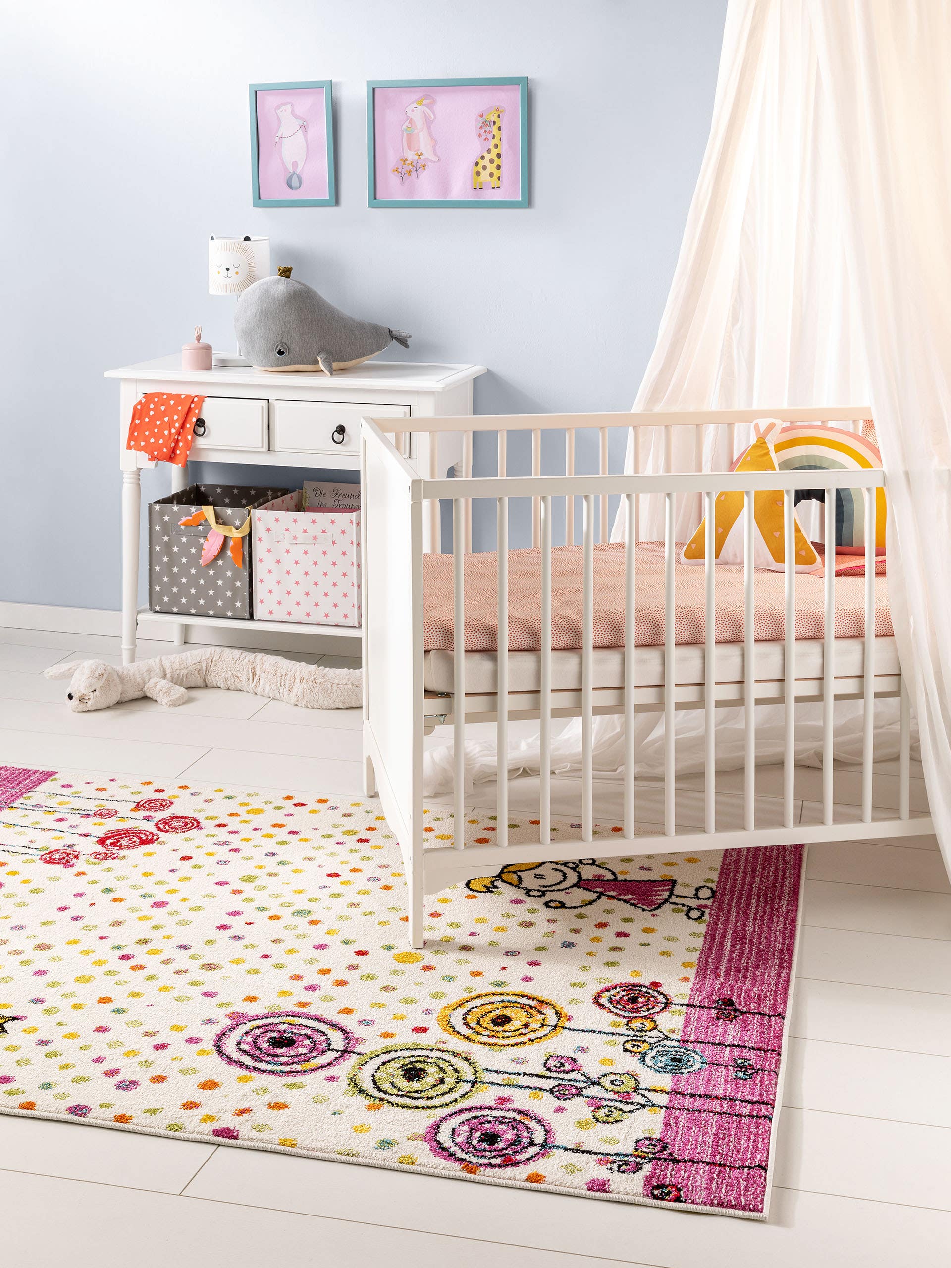 benuta Kinderteppich Noa Kid's Pink