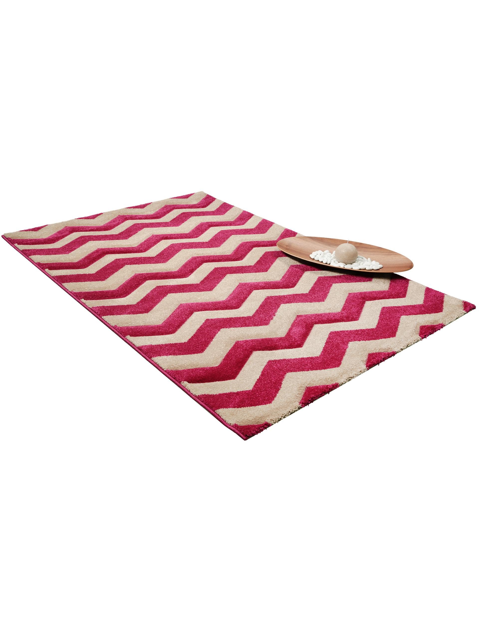 benuta Teppich Lotus Rosa